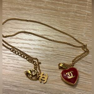 CC Red Charm Necklace 16”